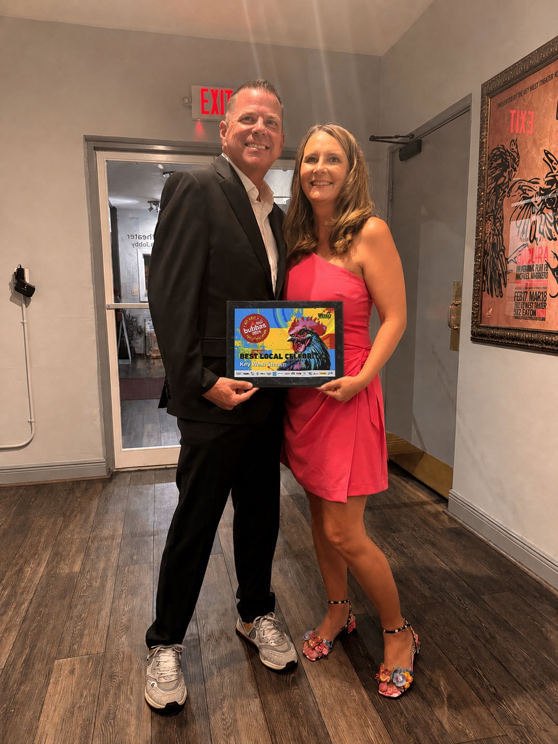 Shawn and Jeannie at the Bubba Awards ceremony